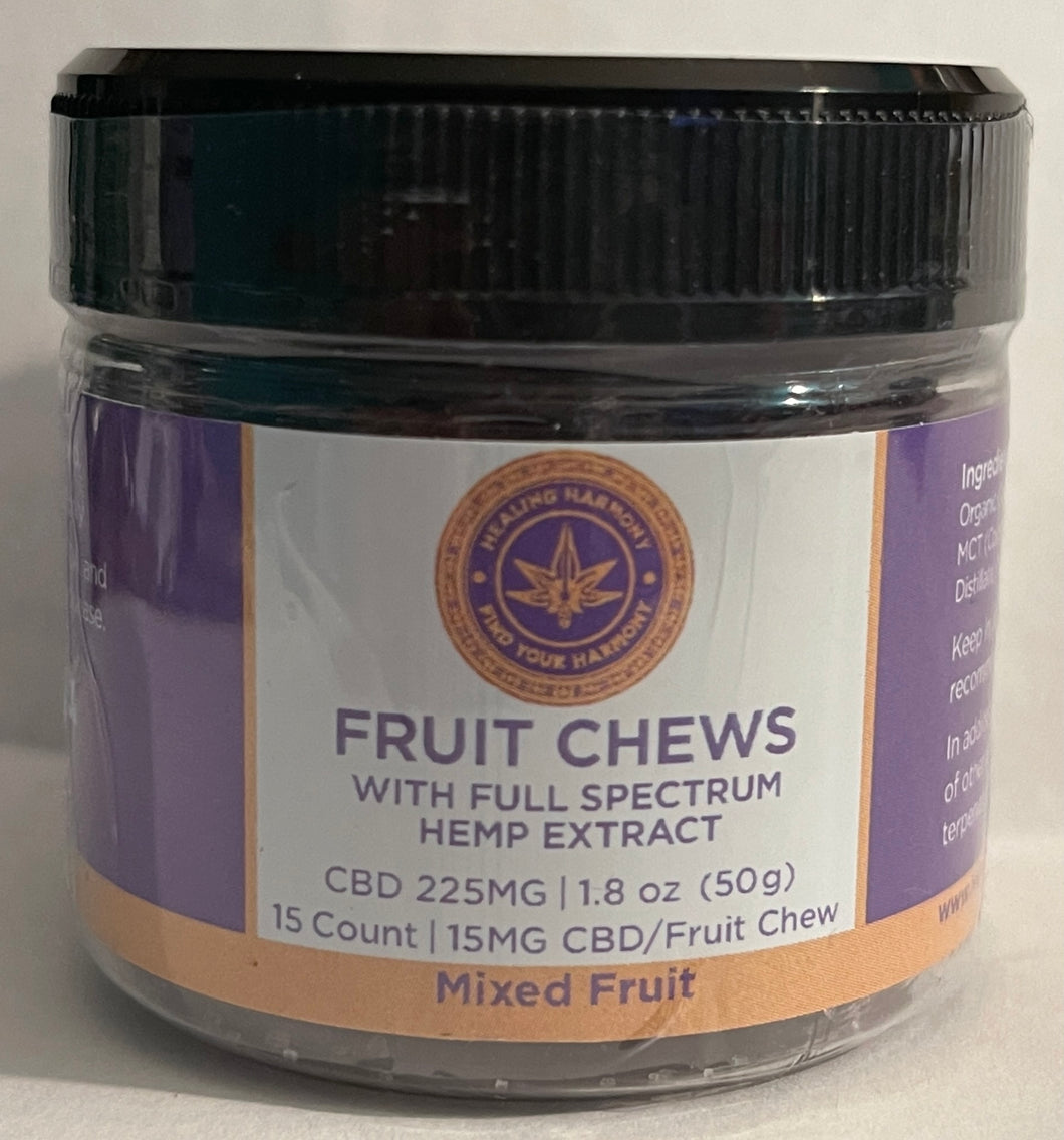 15mg mixed fruit fruit chews